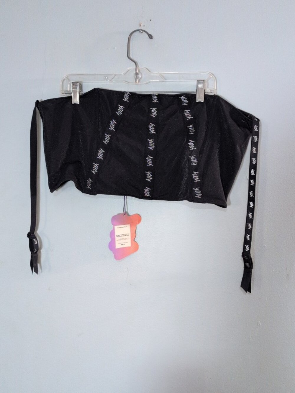 Yitty Spotlight Waist Shaper 6X Shimmered Iconic Black Corset Garter NWT Lizzo